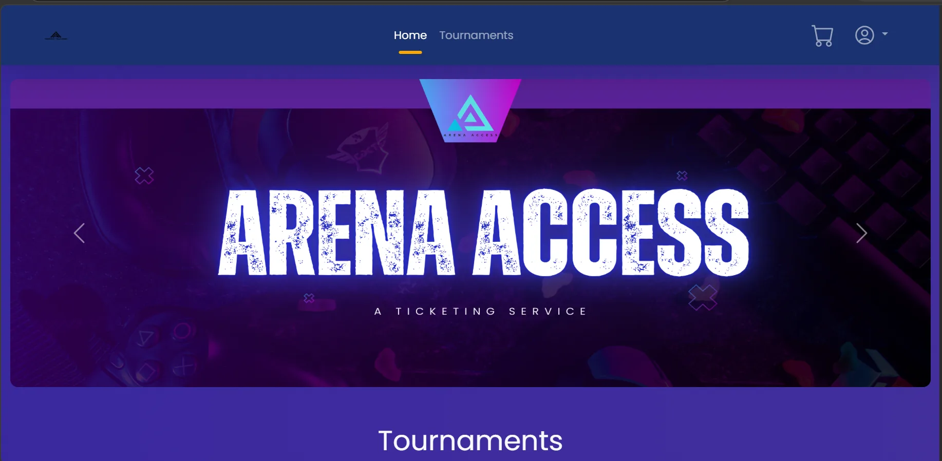 Antarmuka aplikasi Arena Access 2