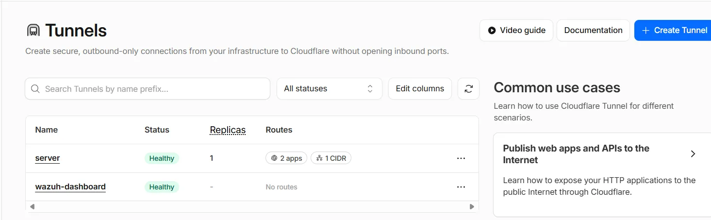 Cloudflare Tunnel Setup